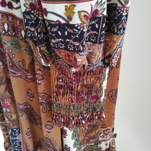 TAHARI Patchwork Midi Dress - Picture 5 of 10